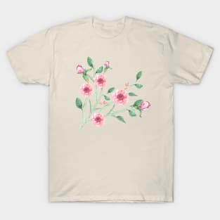 Pink anemone garden T-Shirt